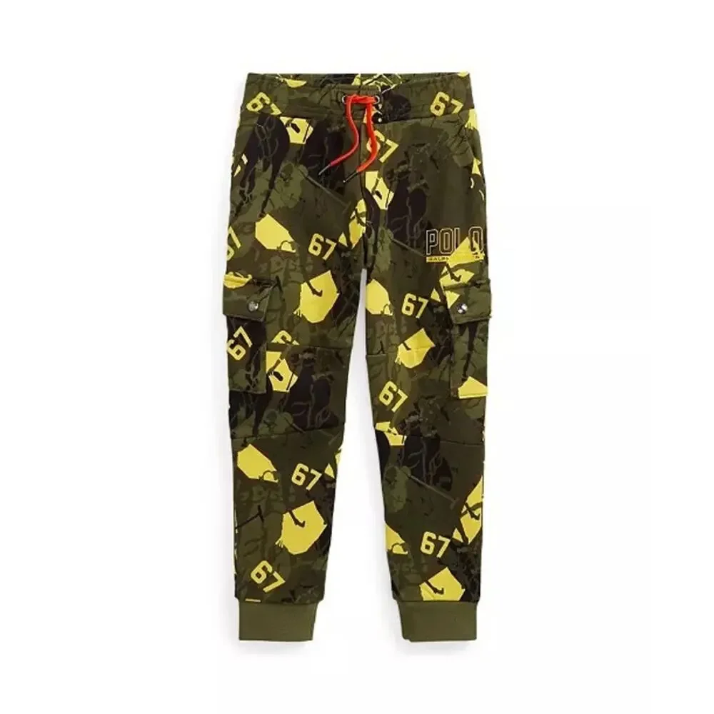 Polo Ralph Lauren Boys Camo Double Knit Jogger Pants‎ Size 6